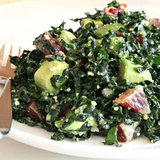 Raw Kale Salad with Avocado and Blood Orange