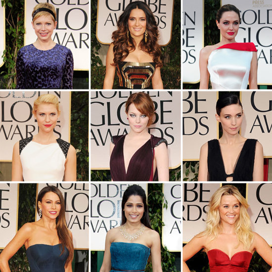 Don't miss a moment of the red-carpet action — here's the full recap of who wore what to the Golden Globe Awards.
Don't miss a moment of the red-carpet action — here's the full recap of who wore what to the Golden Globe Awards.