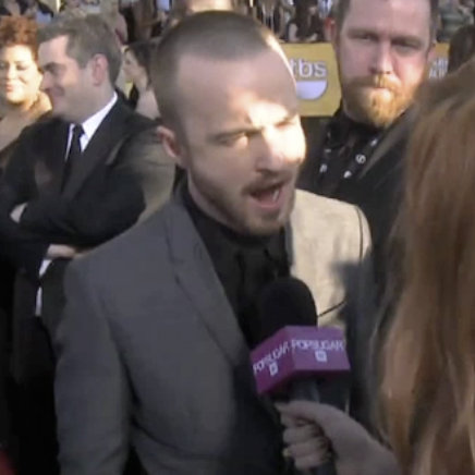 Aaron Paul SAG Awards 2012 Red Carpet (Video)