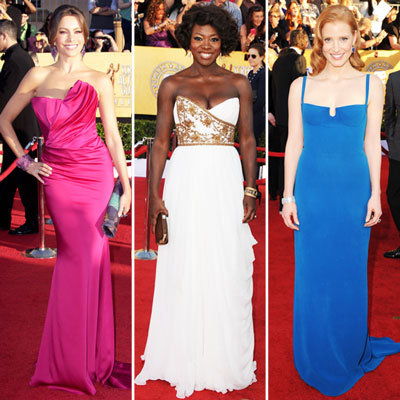 Top Trends on SAG Awards Red Carpet 2012