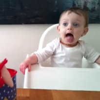 Baby Reacts to Jack-in-the-Box Video Baby Reacts to Jack-in-the-Box Video