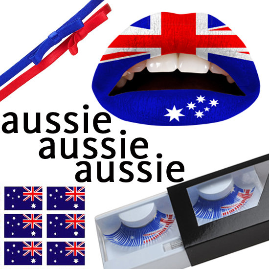 Australia Day Beauty Products: Tattoos, Lashes and Nail Art Australia Day Beauty Products: Tattoos, Lashes and Nail Art