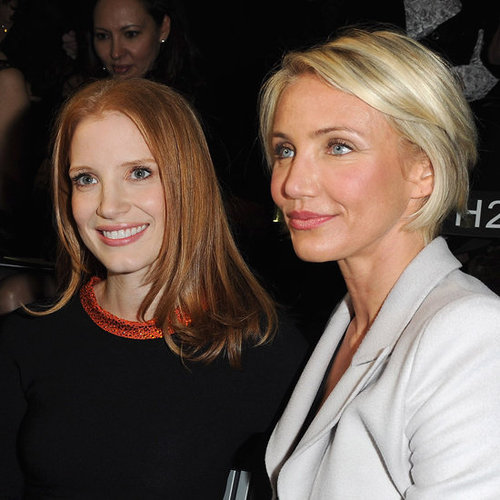 Celebrities Including Vanessa Paradis and Cameron Diaz at 2012 Paris Couture Fashion Week