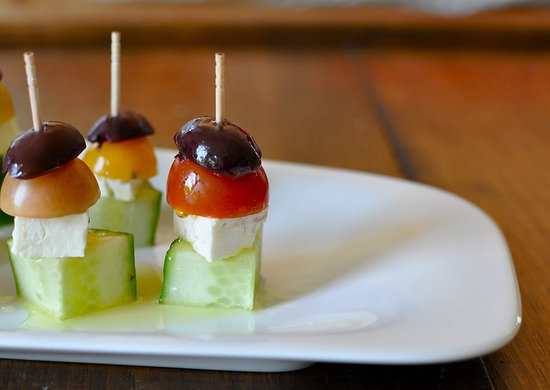 Greek Salad Skewers Greek Salad Skewers