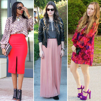 Styling Tip: Wear Pinks and Reds For Valentine's Day
