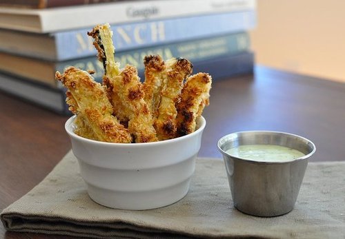 Zucchini Fries With Buttermilk Ranch Dip Zucchini Fries With Buttermilk Ranch Dip