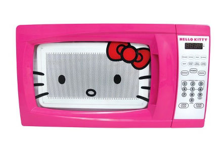 Hello Kitty microwave ($80)
Hello Kitty microwave ($80)
