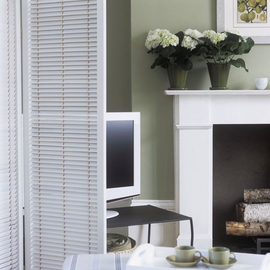 Perhaps the easiest way to cordon off a corner of your room, folding screens come in endless colors and styles.
Source
Perhaps the easiest way to cordon off a corner of your room, folding screens come in endless colors and styles.
Source