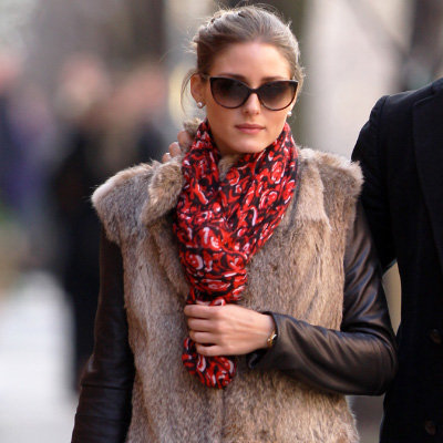 Lauren Conrad Red Striped Sweater