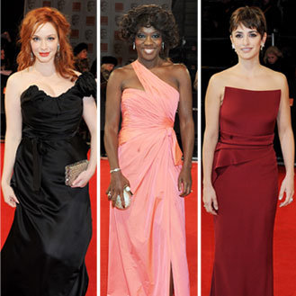 BAFTA 2012 Red Carpet Dress Pictures