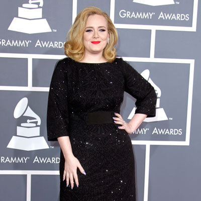 Adele at Grammy Awards 2012