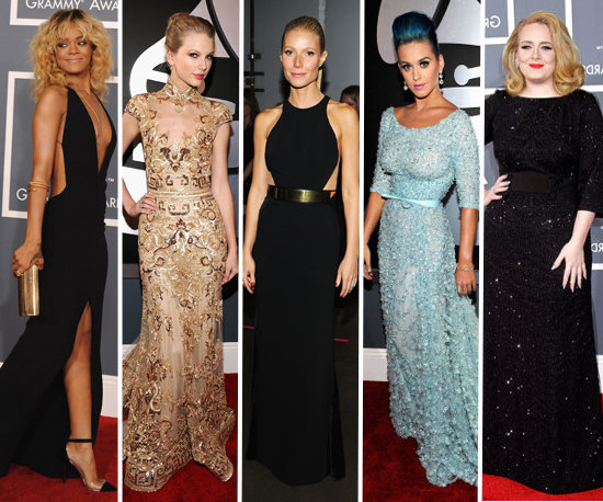 (23 gambar) Fesyen artis di Red Carpet Grammy Awards 2012 