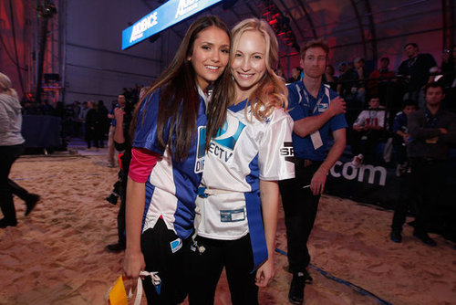 Nina Dobrev and Candice Accola Nina Dobrev and Candice Accola