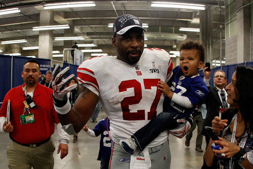 Brandon Jacobs and Quinn Caleb Brandon Jacobs and Quinn Caleb
