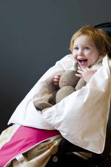 Etsy Seller GingerMegDesigns Stroller Duvet ($180)