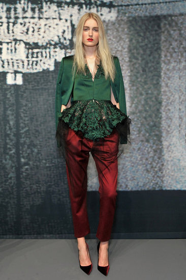 Wes Gordon Runway 2012 Fall