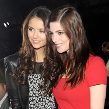 Nina Dobrev at NYFW With Camila Alves Pictures