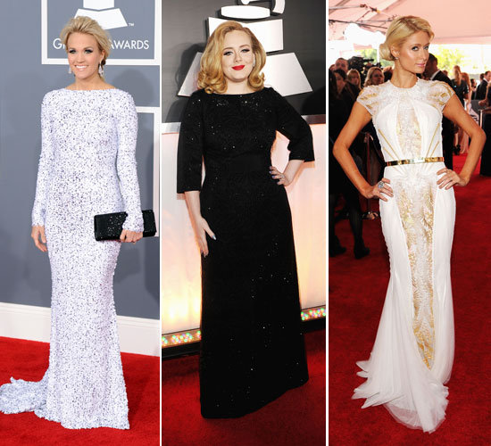 Pictures of Celebrities on the Red Carpet at the 2012 Grammys Kelly Osbourne, Paris Hilton & More!