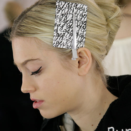 Backstage at Naeem Khan
