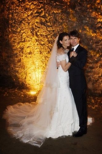 Tom Cruise and Katie Holmes tied the knot in Italy in November 2006.
Tom Cruise and Katie Holmes tied the knot in Italy in November 2006.