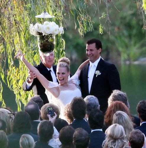 Molly Sims and Scott Stuber said "I do" in Napa, CA, during September 2011.
Molly Sims and Scott Stuber said "I do" in Napa, CA, during September 2011.