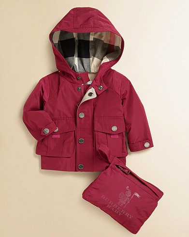 Burberry Infant's Packaway Raincoat ($195) Burberry Infant's Packaway Raincoat ($195)