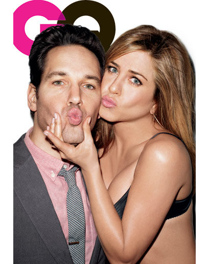 Jennifer Aniston and Paul Rudd do GQ-february 2012