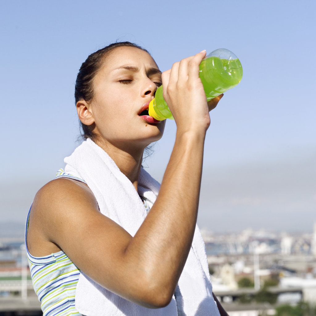 Downing a Sports Drink After Your Workout Downing a Sports Drink After Your Workout