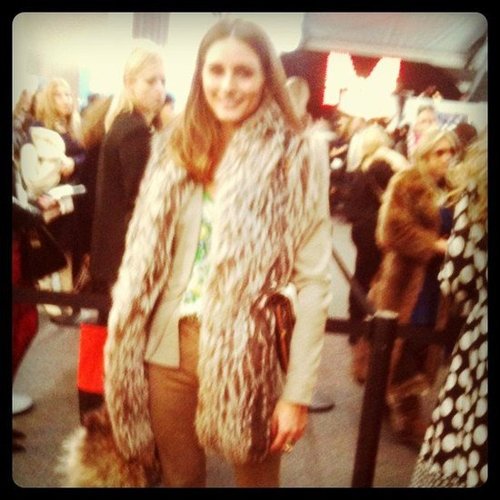 Spotted: fur-clad Olivia Palermo at Lincoln Center during New York Fashion Week.
Spotted: fur-clad Olivia Palermo at Lincoln Center during New York Fashion Week.