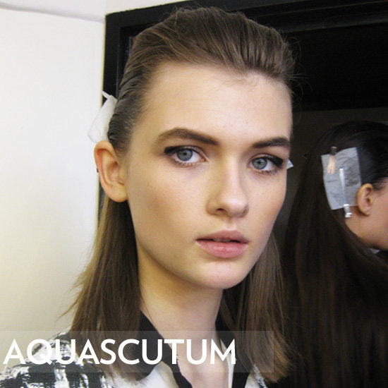Aquascutum 2012 Beauty: Hair, Makeup, and Nails