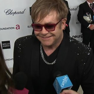 Elton John Talking About His Oscar Viewing Party (Video)