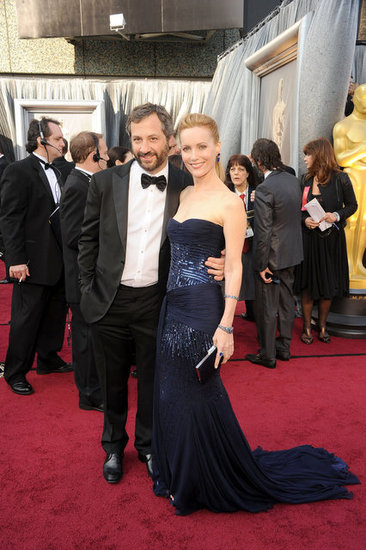 Judd Apatow and Leslie Mann