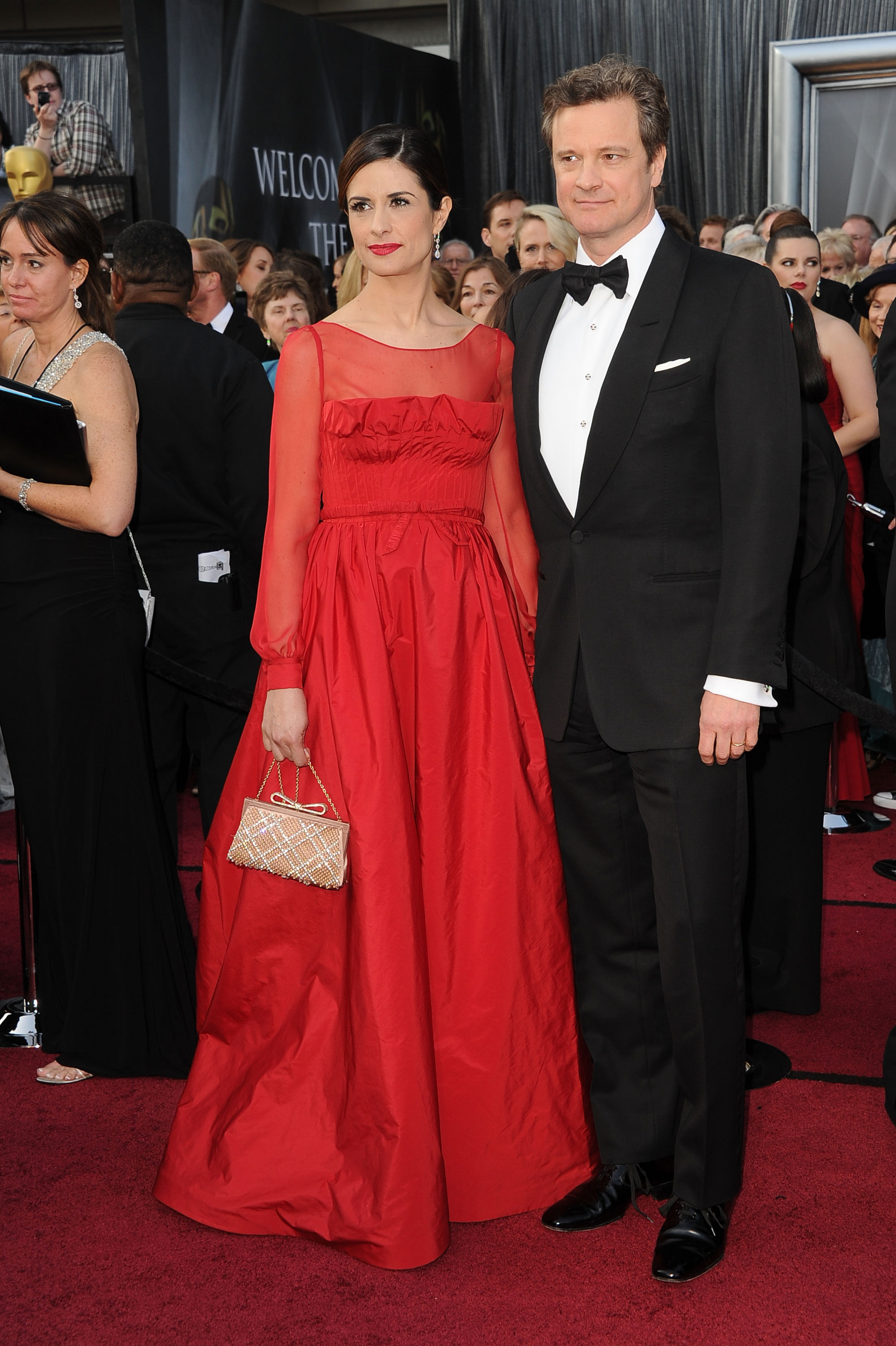 Colin Firth and Livia Giuggioli Colin Firth and Livia Giuggioli