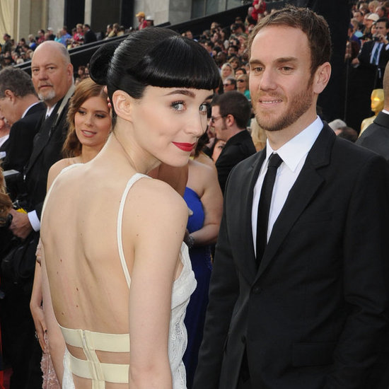 Did you see the cute fellow sitting next to Rooney Mara