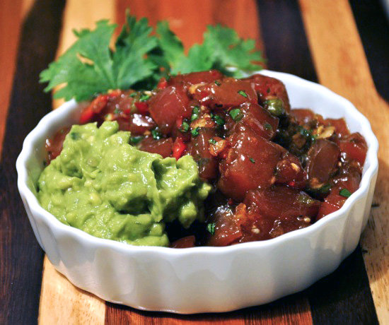 Savor Spicy Tuna Poke Guacamole Savor Spicy Tuna Poke Guacamole