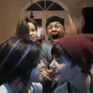 Justin Bieber and Selena Gomez in "Call Me Maybe" Video