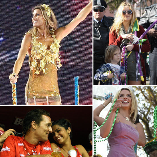 Pictures of Celebrities at Mardi Gras and Carnival