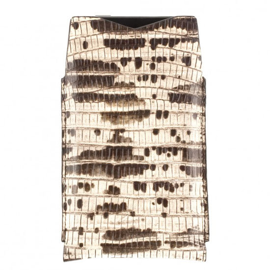 iPhone Case in Lizard-Print Leather ($175)
iPhone Case in Lizard-Print Leather ($175)