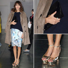 Alexa Chung at London Fashion Week 2012 Alexa Chung at London Fashion Week 2012
