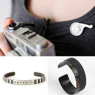 Camera Lens Bracelets and Jewelry