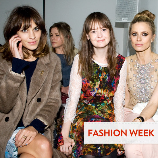2012 A/W London Fashion Week: Front Row Beauty Looks