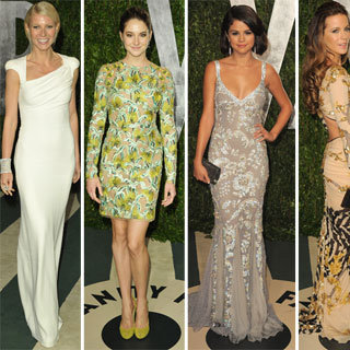 2012 Vanity Fair Oscars Party Celebrity Pictures and Dresses