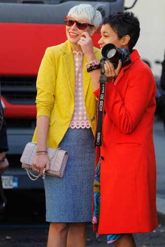 Milan Fashion Week Fall 2012 Street Style
