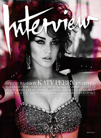 Katy Perry's Sexy Interview Photo Shoot Channels Elizabeth Taylor