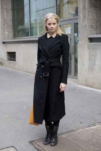 We love the play between preppy details and classic structure, then lace-up combat boots to finish.
We love the play between preppy details and classic structure, then lace-up combat boots to finish.