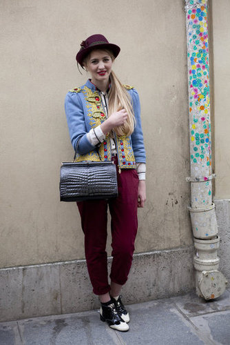 Paris Fashion Week Street Style Fall 2012 Paris Fashion Week Street Style Fall 2012