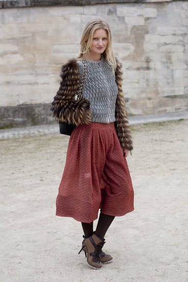 Paris Fashion Week Street Style Fall 2012