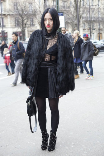 Paris Fashion Week Street Style Fall 2012 Paris Fashion Week Street Style Fall 2012