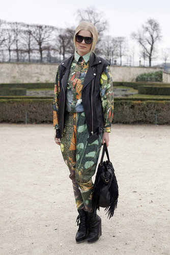 Paris Fashion Week Street Style Fall 2012 Paris Fashion Week Street Style Fall 2012