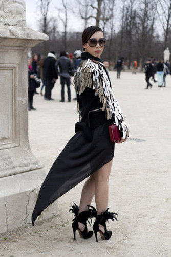 Paris Fashion Week Street Style Fall 2012 Paris Fashion Week Street Style Fall 2012